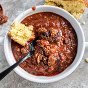 Chili & Cornbread Supper